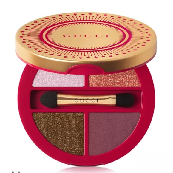 GUCCI Limited Edition Quad Eye PaletteMulti-Use Cream & Powder 04 Festive Glow